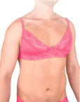 Prowler Pink Lace Garter Set Large