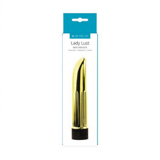 Me You Us Lady Lust Mini Vibrator Gold - Adult Outlet