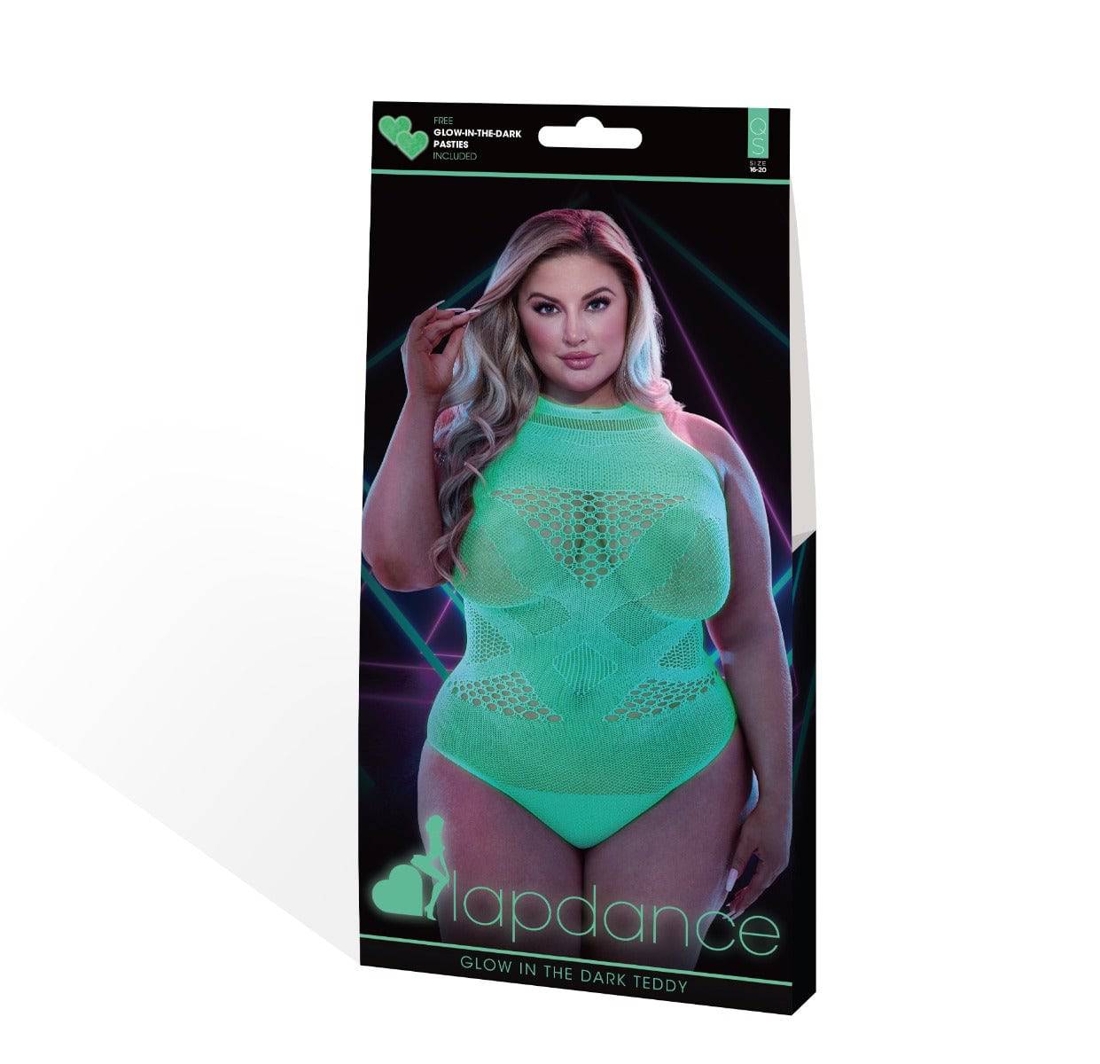 Lapdance Glow In The Dark Teddy Q - Adult Outlet