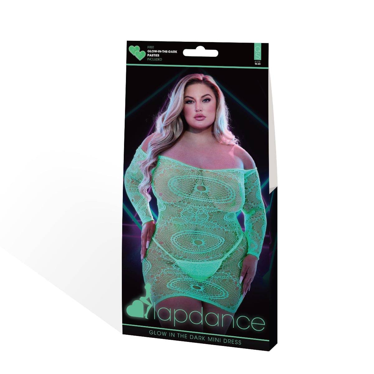 Lapdance Glow In The Dark Mini Dress 2 Q - Adult Outlet