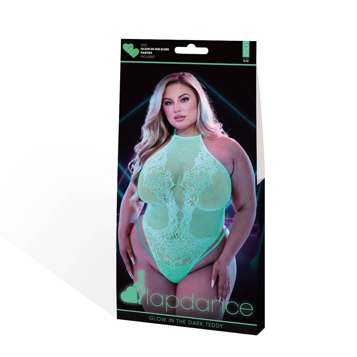 Lapdance Glow In The Dark Teddy Q - Adult Outlet