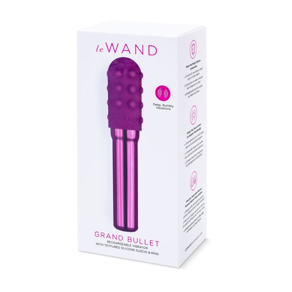 Le Wand Grand Bullet Cherry - Adult Outlet