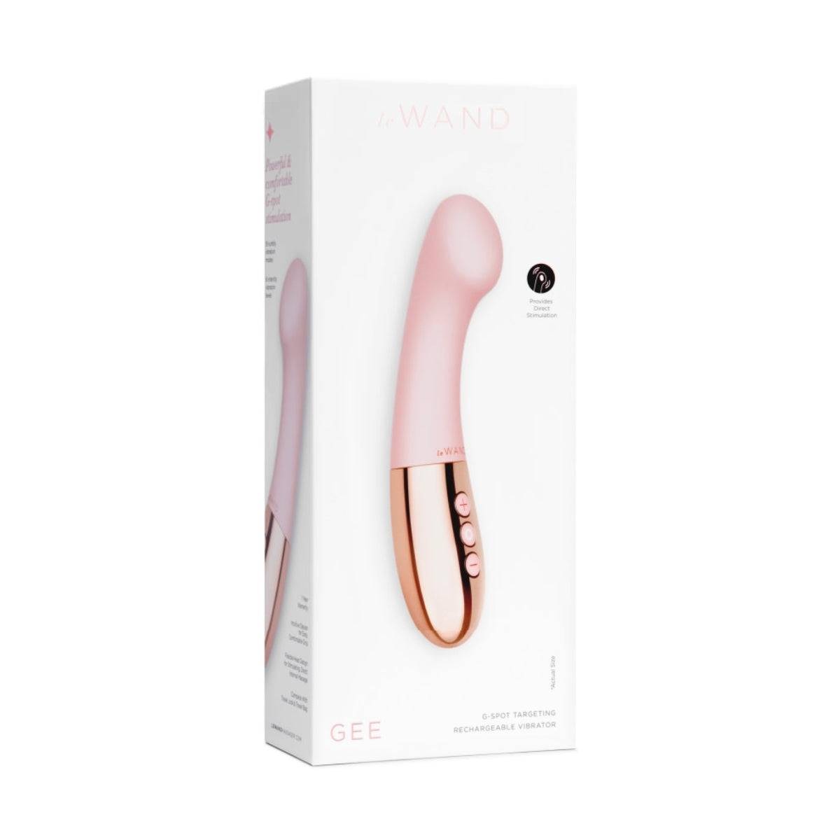 Le Wand Gee Vibrator Rose Gold - Adult Outlet