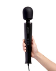 Le Wand Plugin Massager Wand Black - Adult Outlet