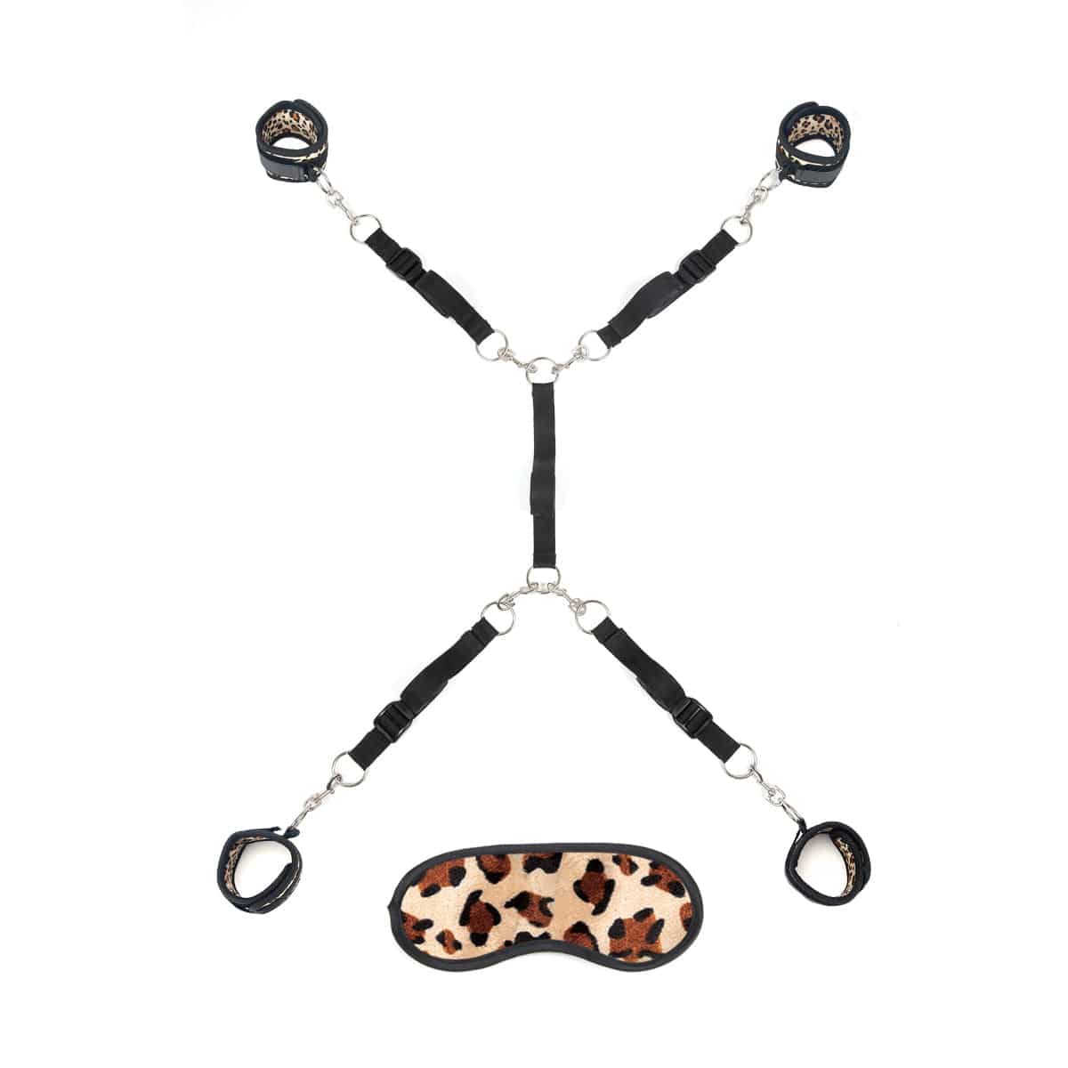 Lux Fetish 7 Piece Leopard Bed Spreader - Adult Outlet