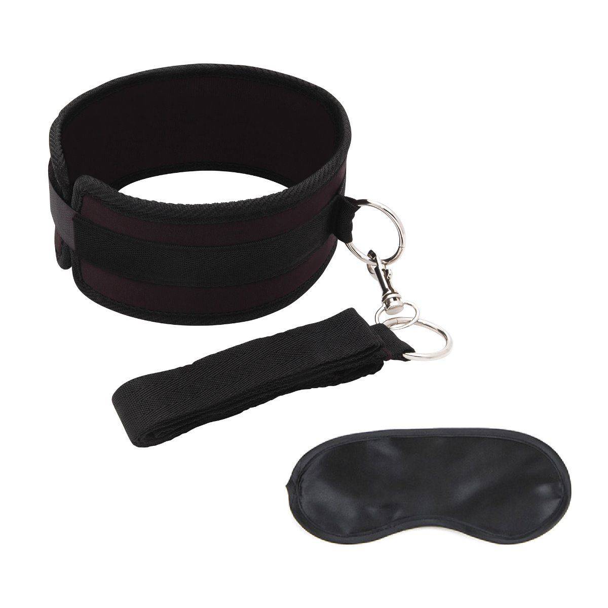 Lux Fetish Collar And Leash Set - Adult Outlet