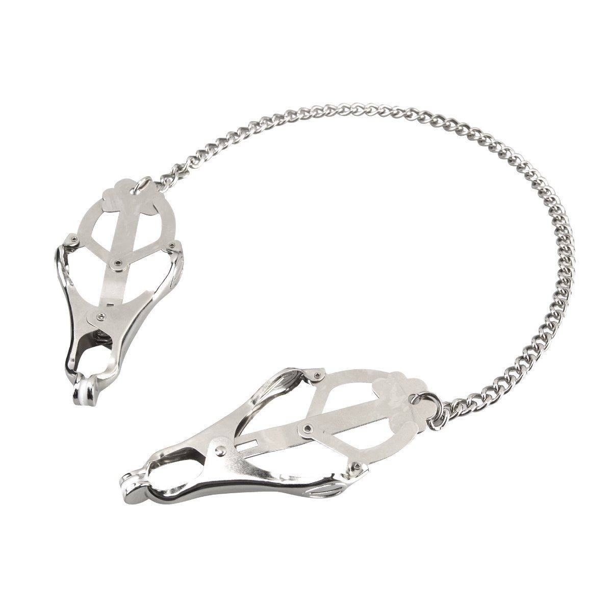 Lux Fetish Japanese Clover Nipple Clamps - Adult Outlet