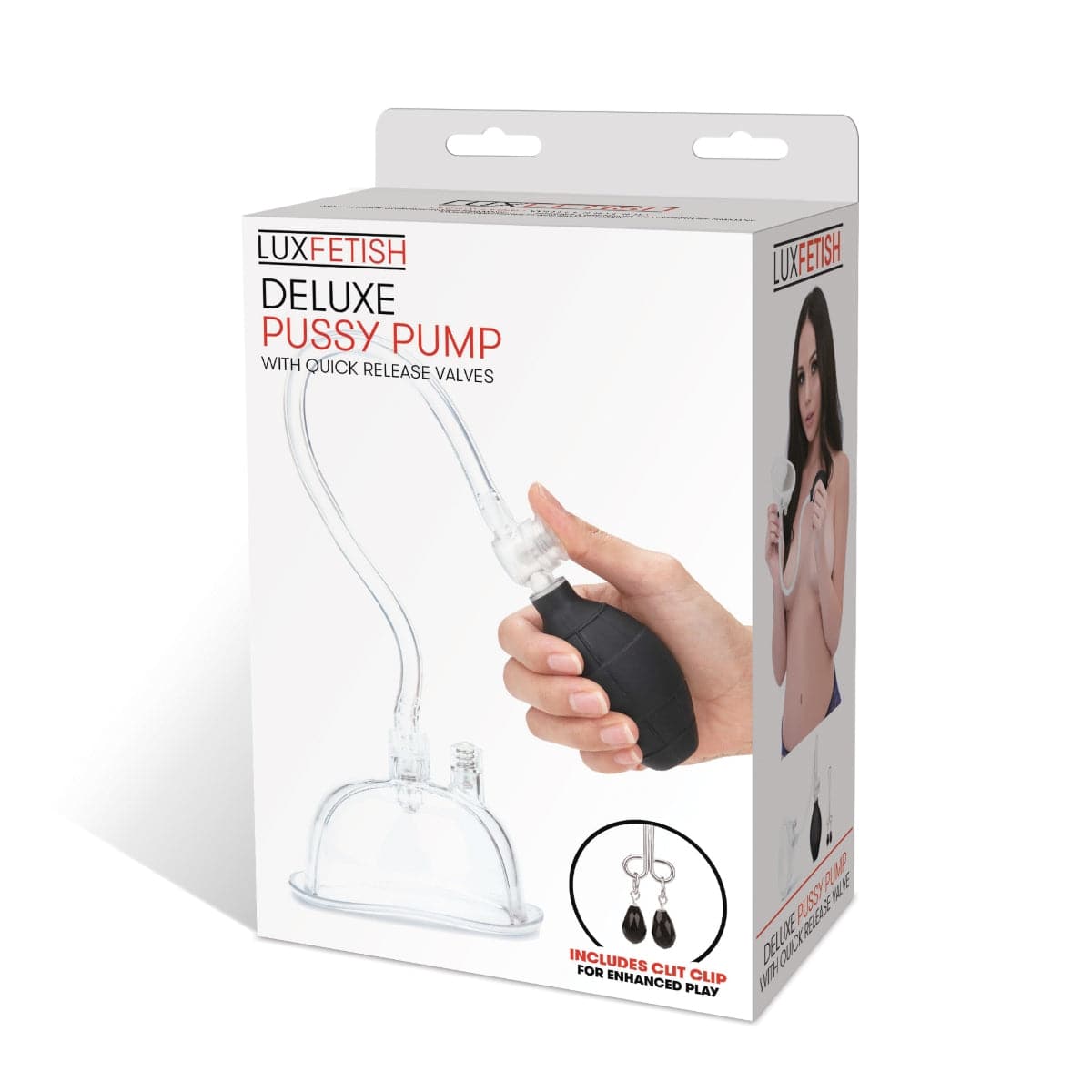 Lux Fetish Pussy Pump Clit Clamp Included - Adult Outlet