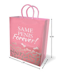 Same Penis Forever  Gift Bag - Adult Outlet