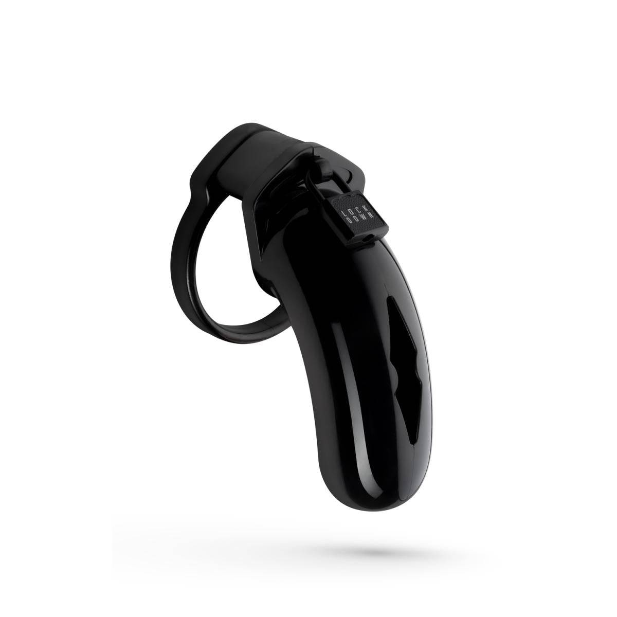 Lockdown Black Chastity Cage Large - Adult Outlet