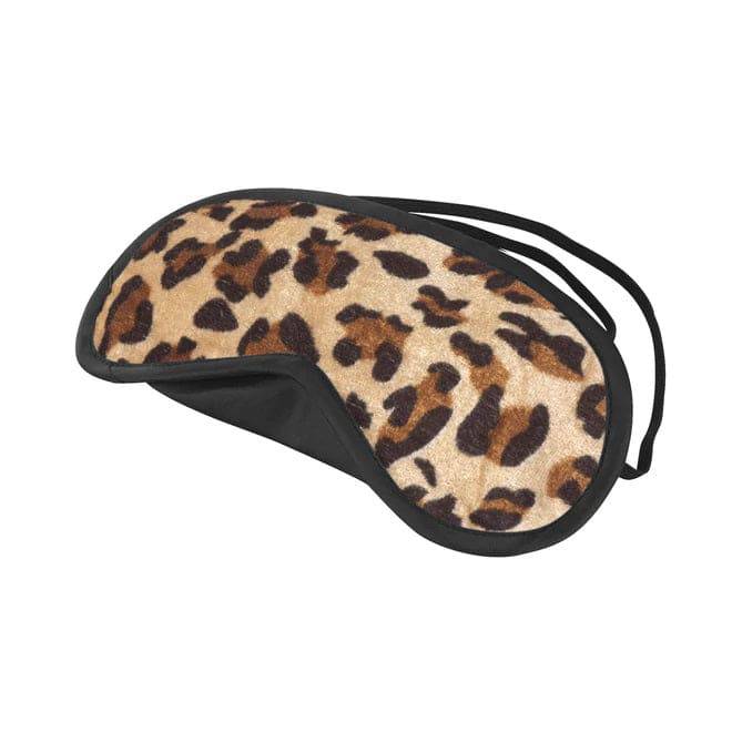 Lux Fetish Peek-A-Boo Love Mask Leopard Print - Adult Outlet