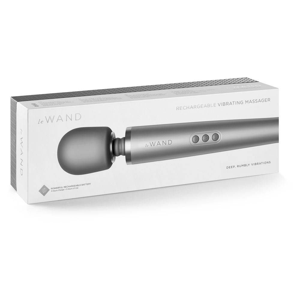 Le Wand Rechargeable Massager Grey - Adult Outlet