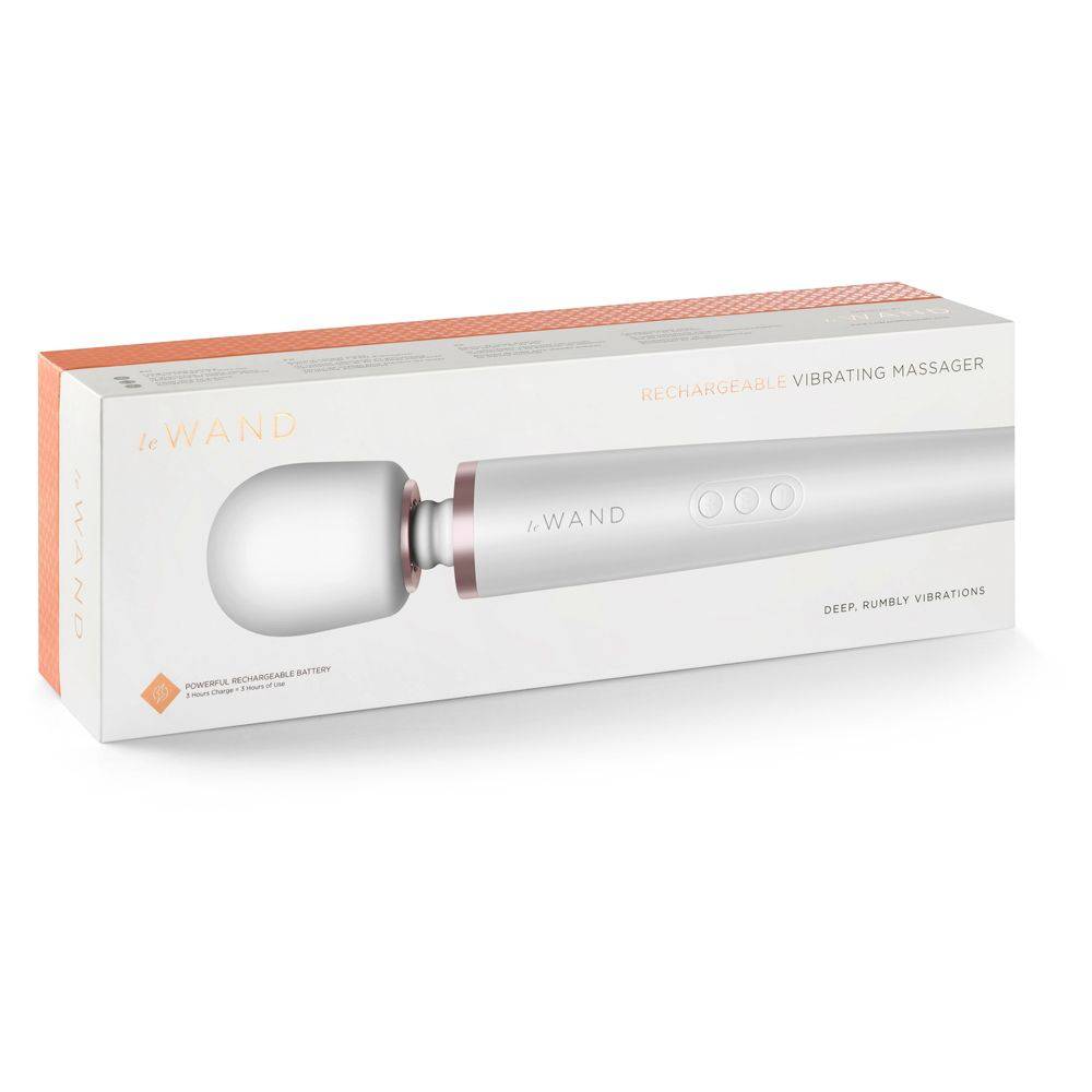 Le Wand Rechargeable Massager White - Adult Outlet