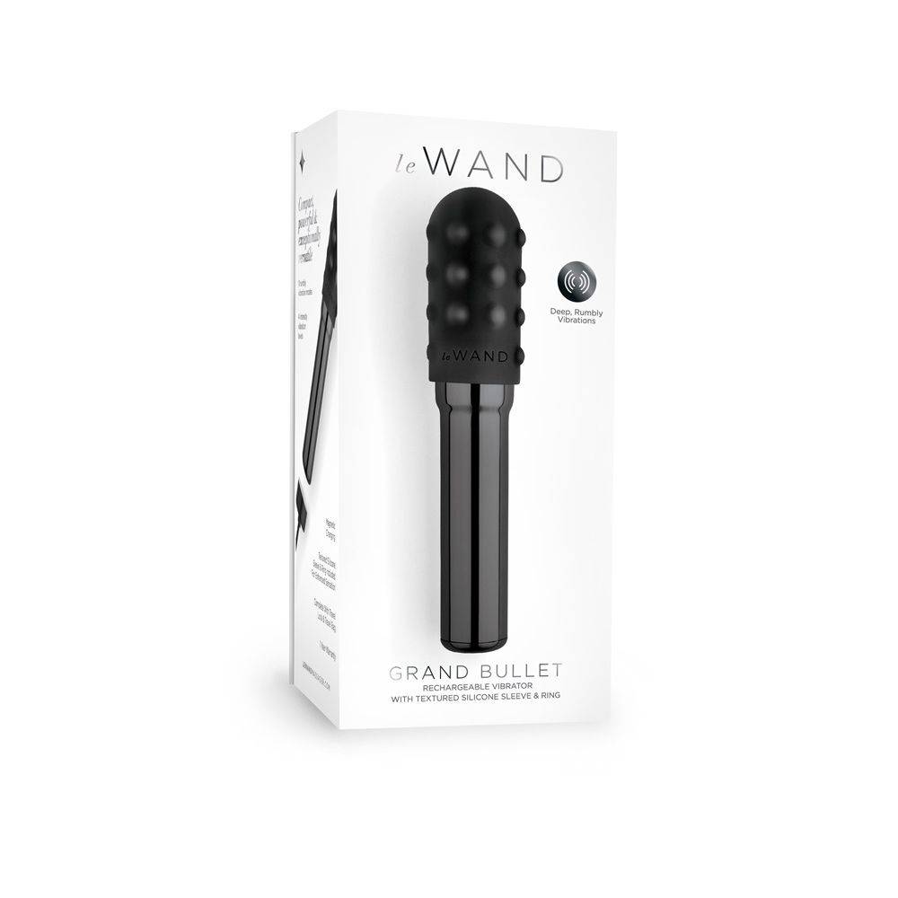 Le Wand Grand Bullet Black - Adult Outlet