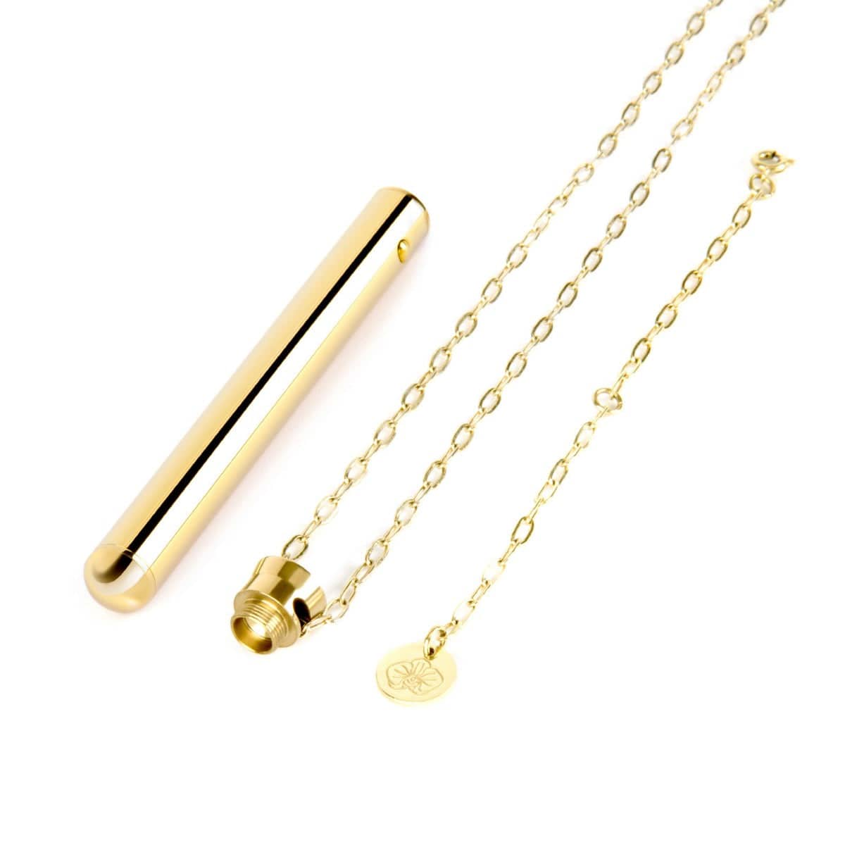 Le Wand Necklace Rechargeable Vibe In Gold - Adult Outlet