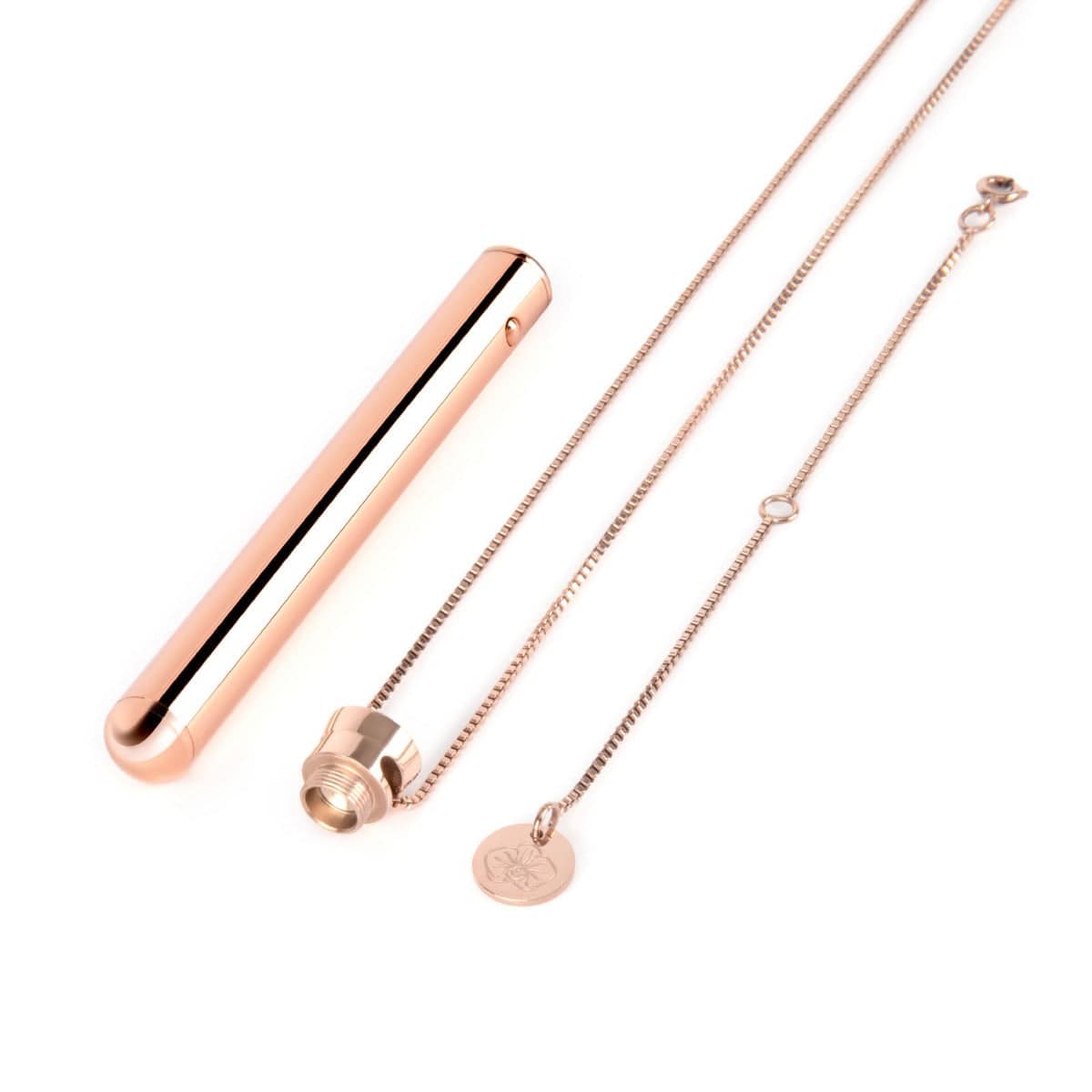 Le Wand Necklace Rechargeable Vibe In Rose Gold - Adult Outlet