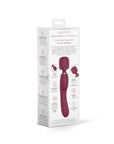 Le Wand Flat Top Fusion G Double Ended Petite Wand Vibrator - Wine Red