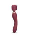 Le Wand Flat Top Fusion G Double Ended Petite Wand Vibrator - Wine Red