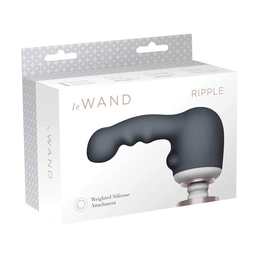 Le Wand Ripple Weighted Silicone Attachment Grey - Adult Outlet