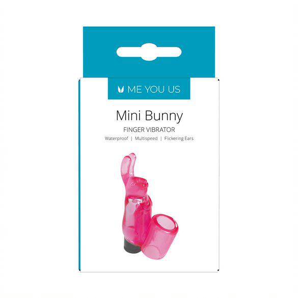 Me You Us Mini Bunny Finger Vibrator Pink - Adult Outlet