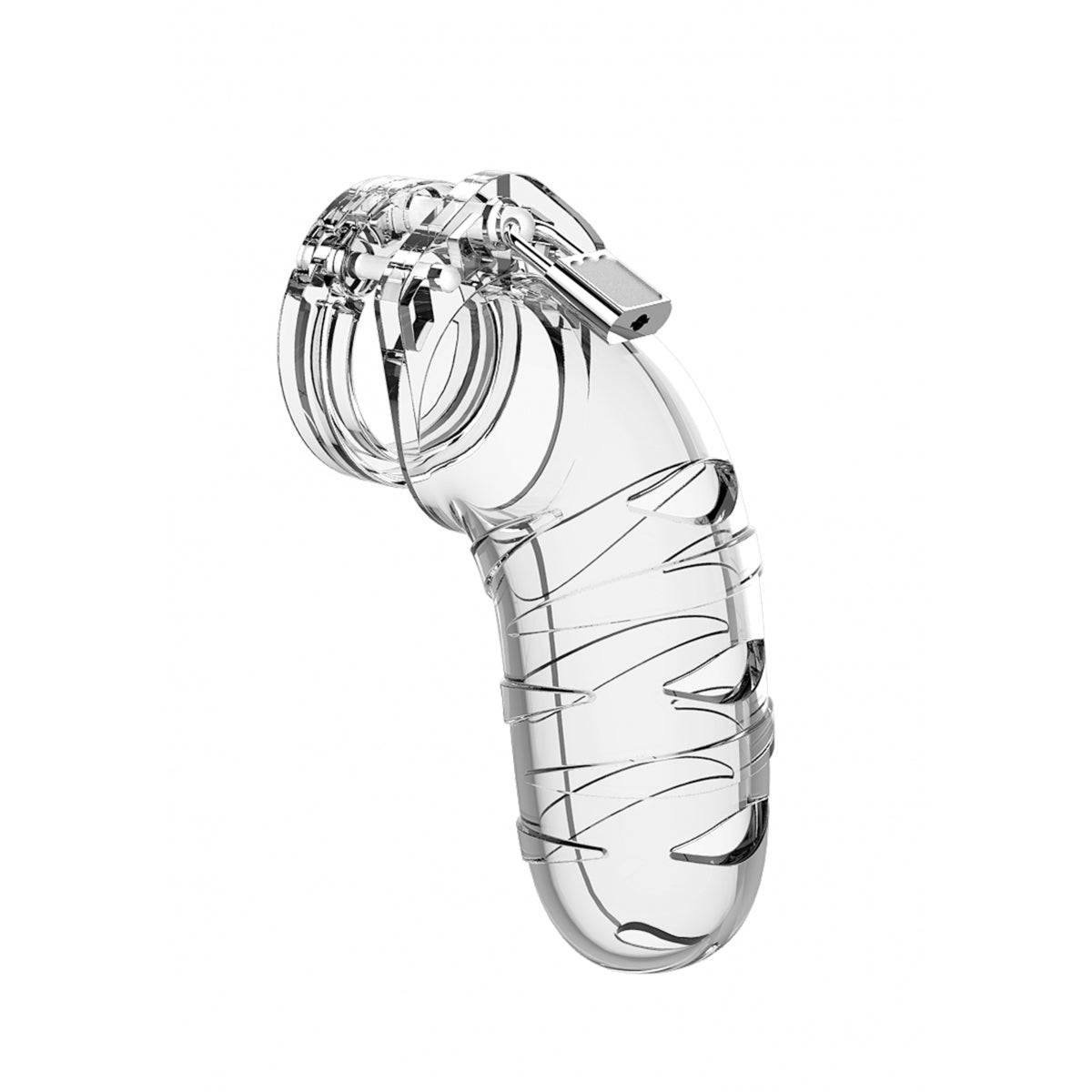 Man Cage Model 05 Chastity 5.5Inch Cock Cage Transparent - Adult Outlet