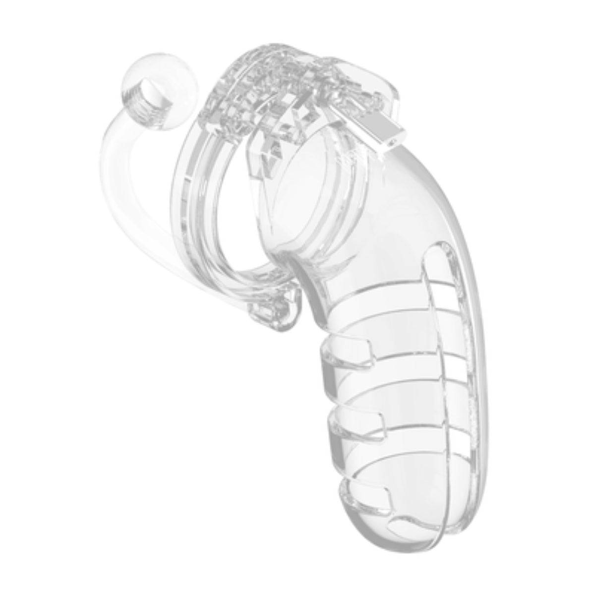 Model 12 Chastity Cock Cage With Plug 5.5 / 14 cm - Adult Outlet