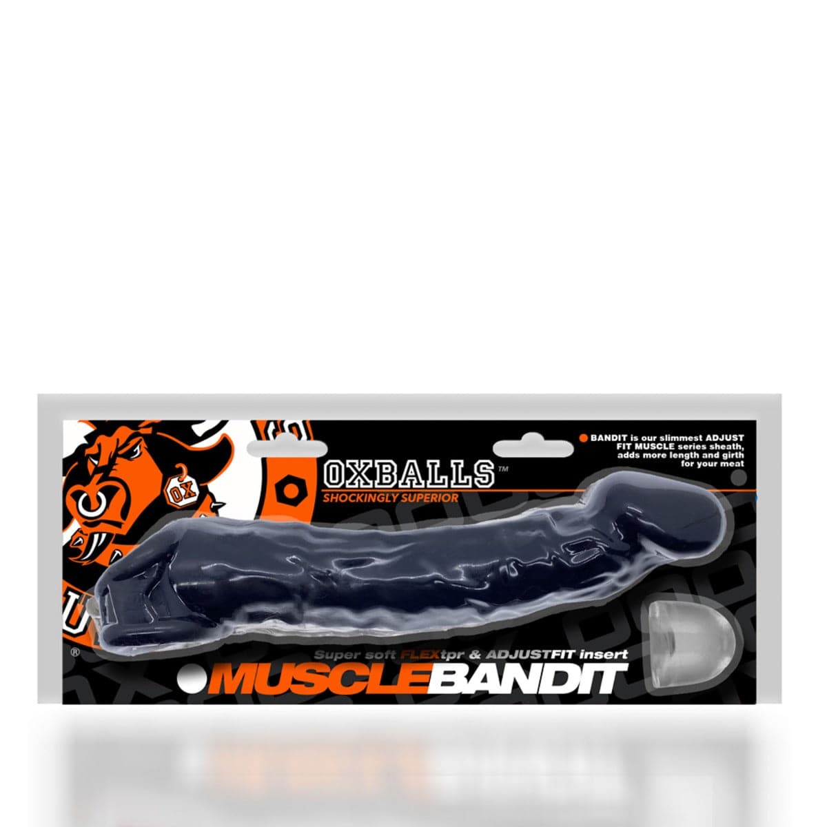 Oxballs Muscle Bandit Slimmest Muscle Cocksheath Black - Adult Outlet