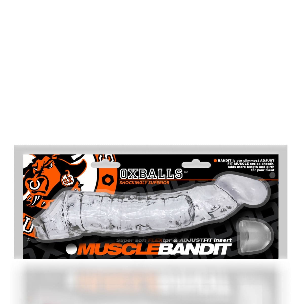 Oxballs Muscle Bandit Slimmest Muscle Cocksheath Clear - Adult Outlet