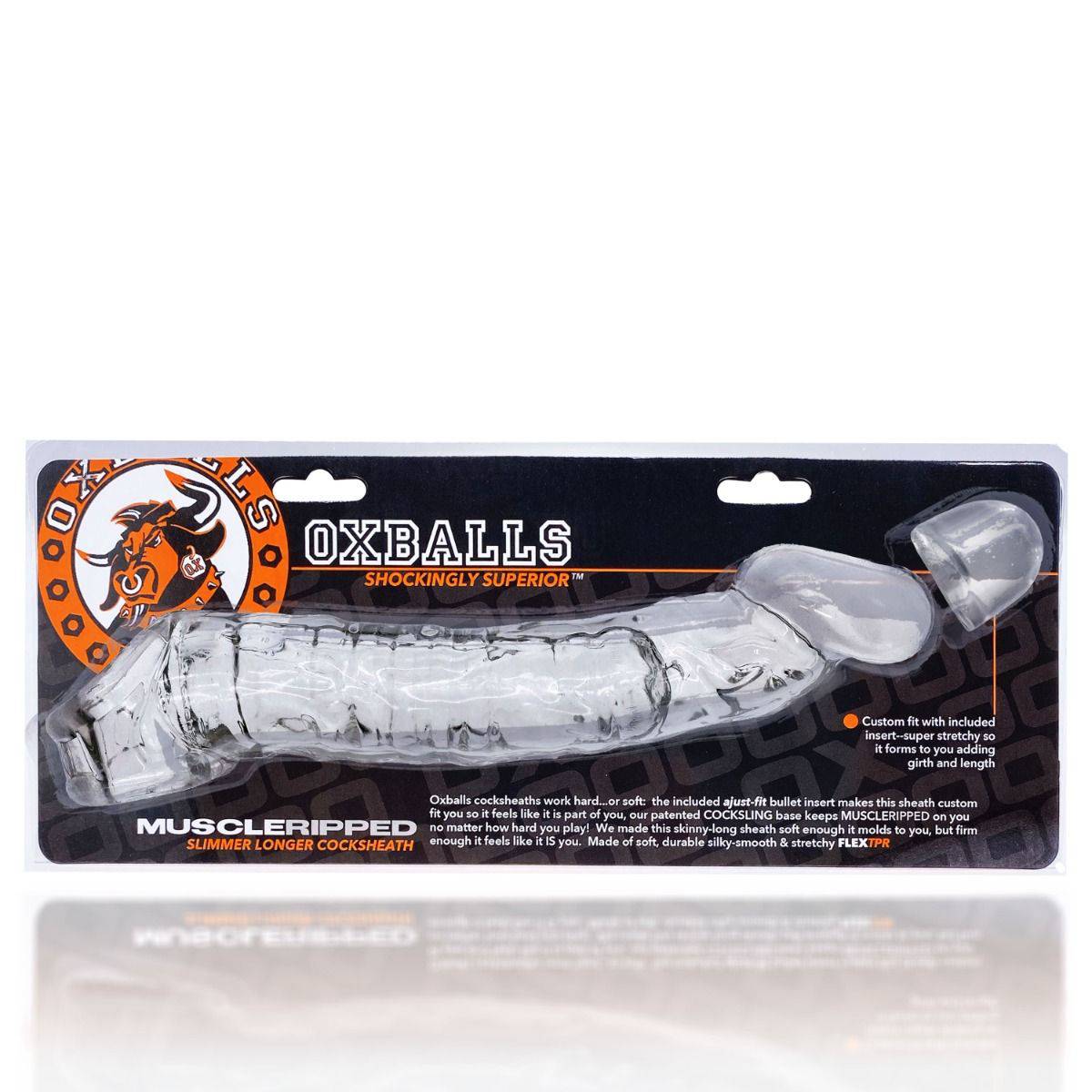 Muscle Ripper Cocksheath - Clear - Adult Outlet