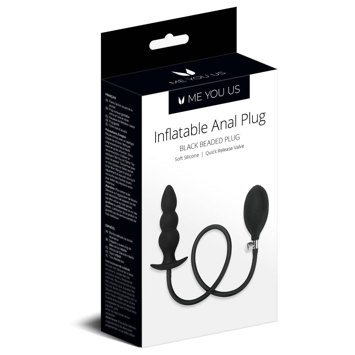 Me You Us Inflatable Anal Beaded Plug - Adult Outlet