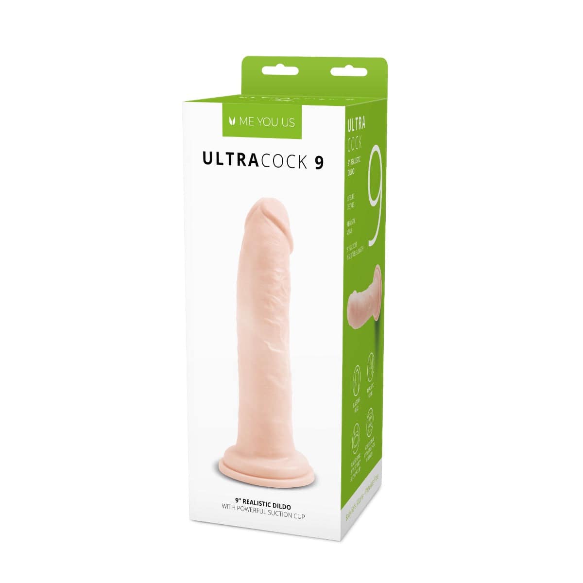 Me You Us Ultra Cock 9Inch Realistic Dildo - Adult Outlet