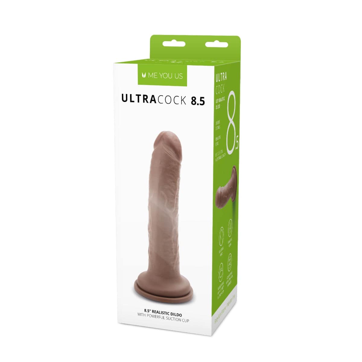 Me You Us Ultra Cock 8.5Inch Caramel Realistic Dildo - Adult Outlet