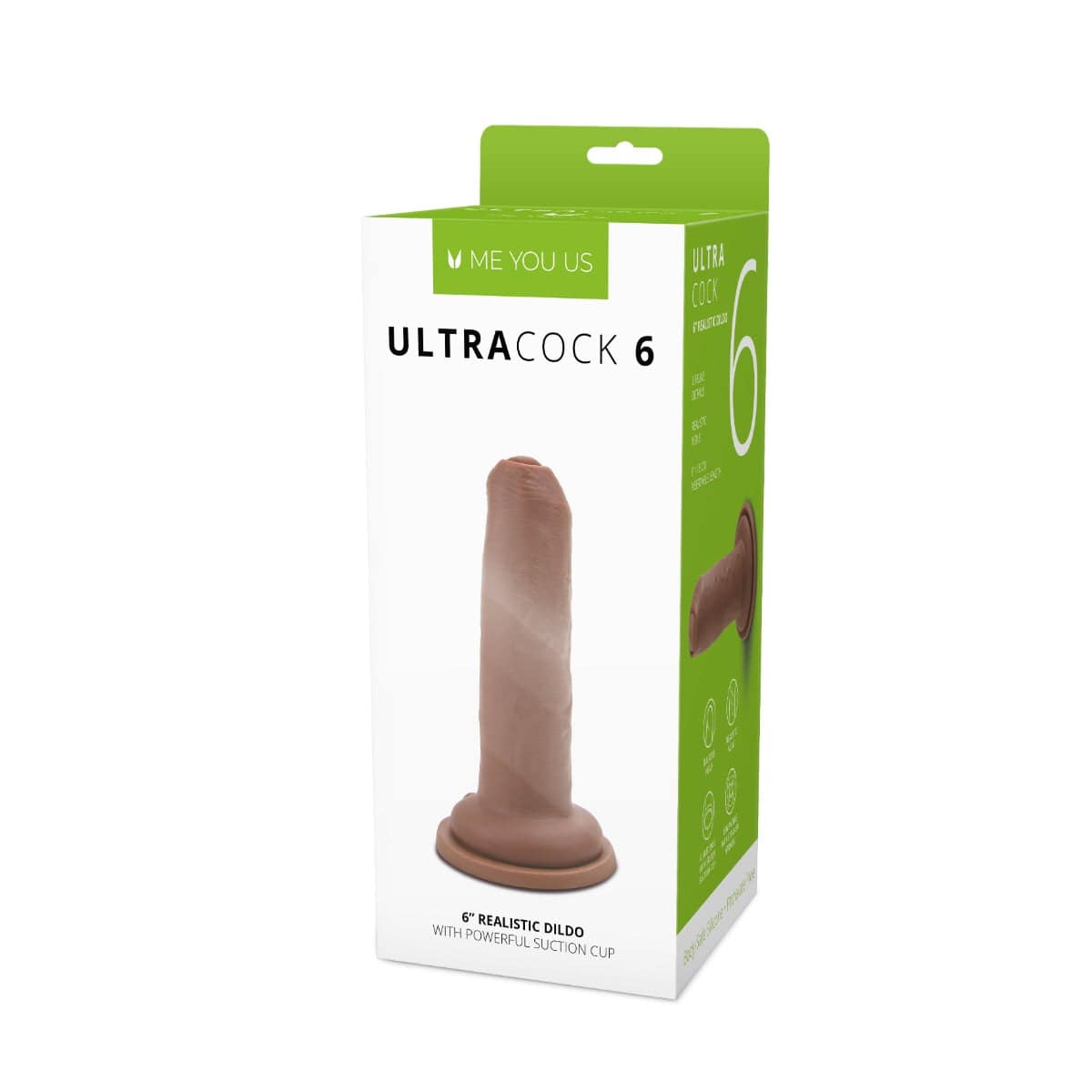 Me You Us Uncut Ultra Cock 6Inch Caramel Realistic Dildo - Adult Outlet