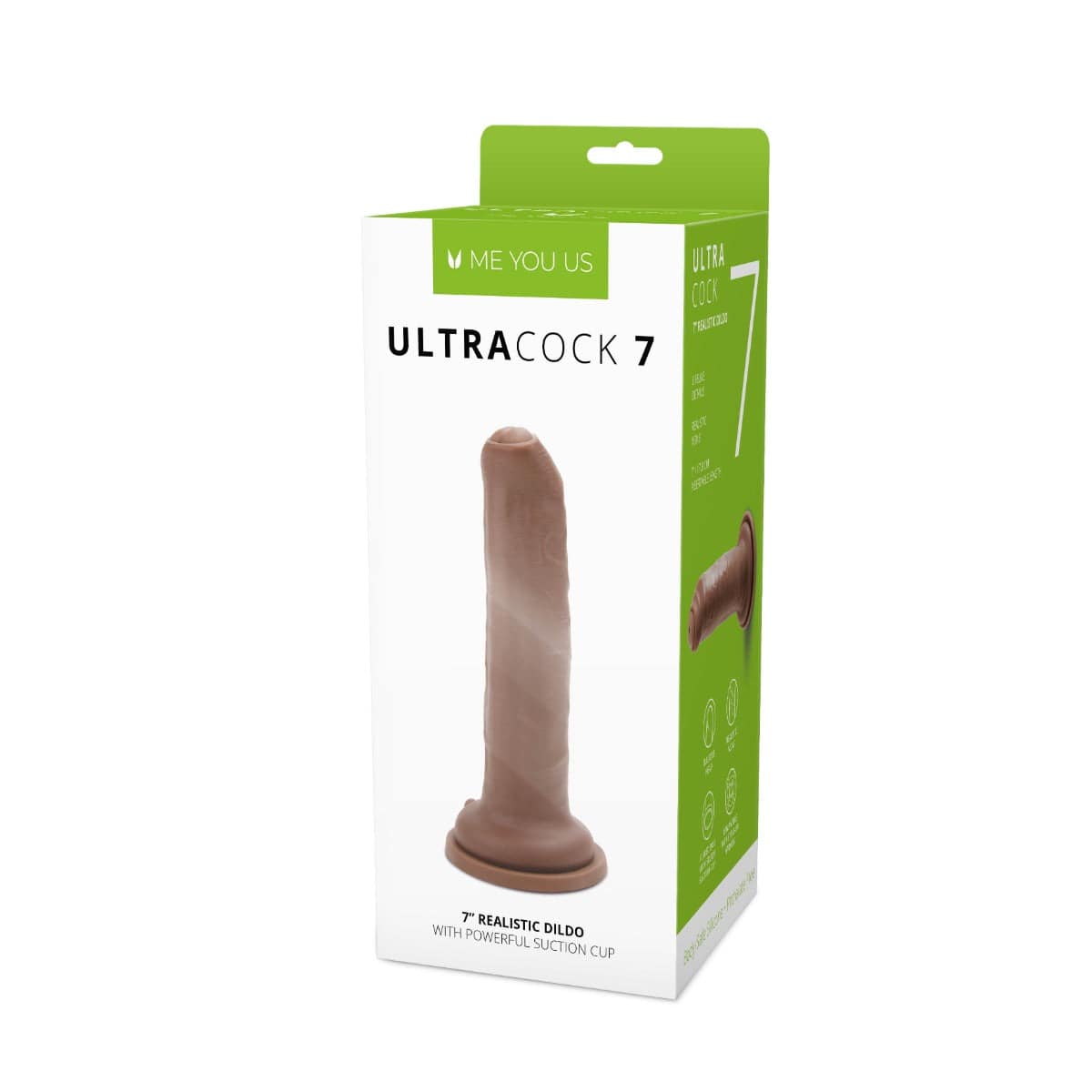 Me You Us Uncut Ultra Cock 7Inch Caramel Realistic Dildo - Adult Outlet