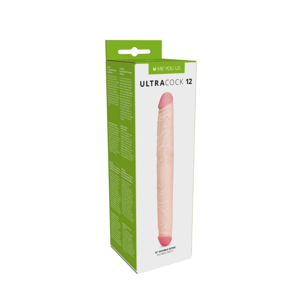 Me You Us Ultra Cock Double Ended Dildo 12" - Adult Outlet