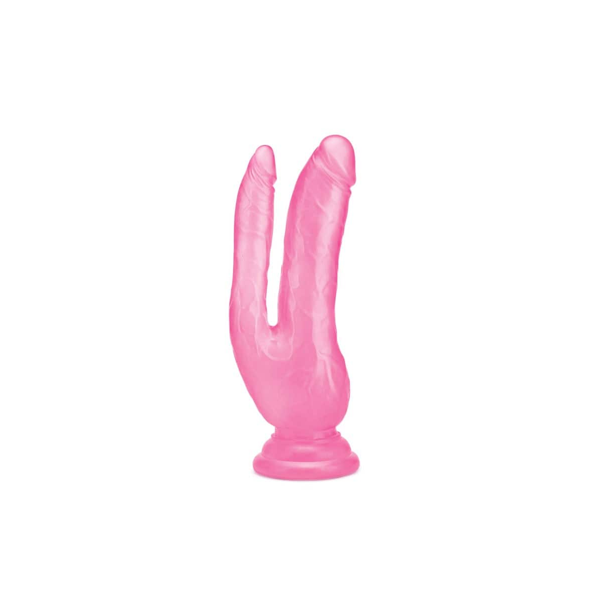 Me You Us Ultra Cock Pink Jelly Double Penetrator Dildo 8" - Adult Outlet