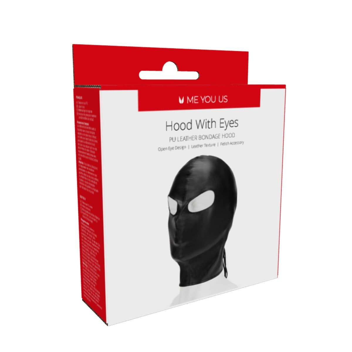 Me You Us Black Hood With Eyes - Adult Outlet