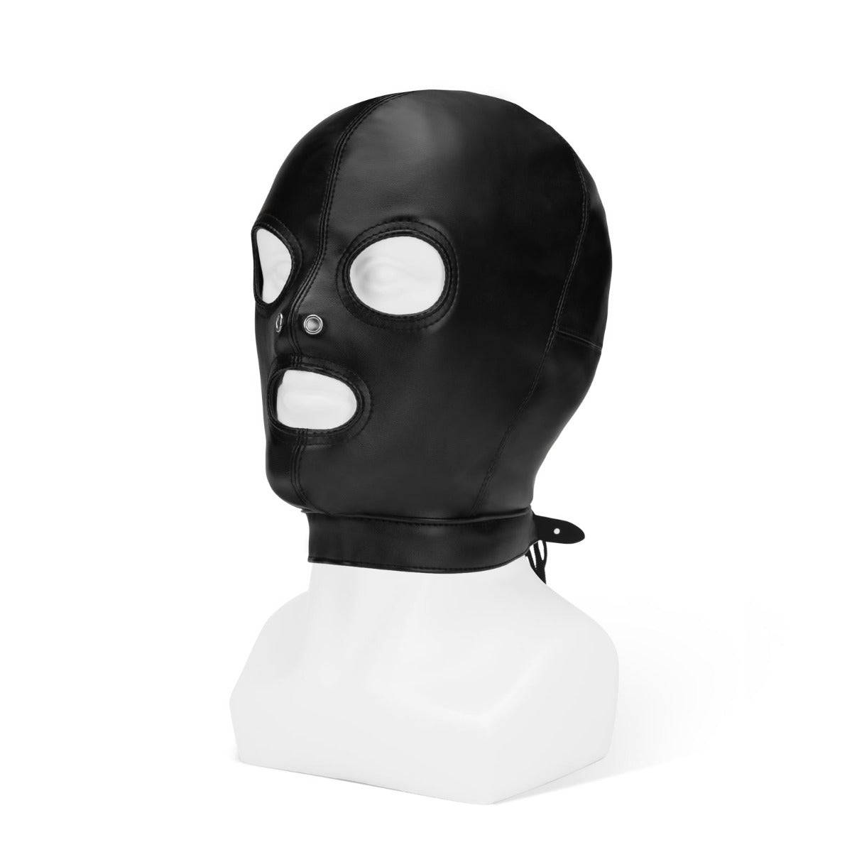 Me You Us Black Hood With Eyes Nose Mouth - Adult Outlet