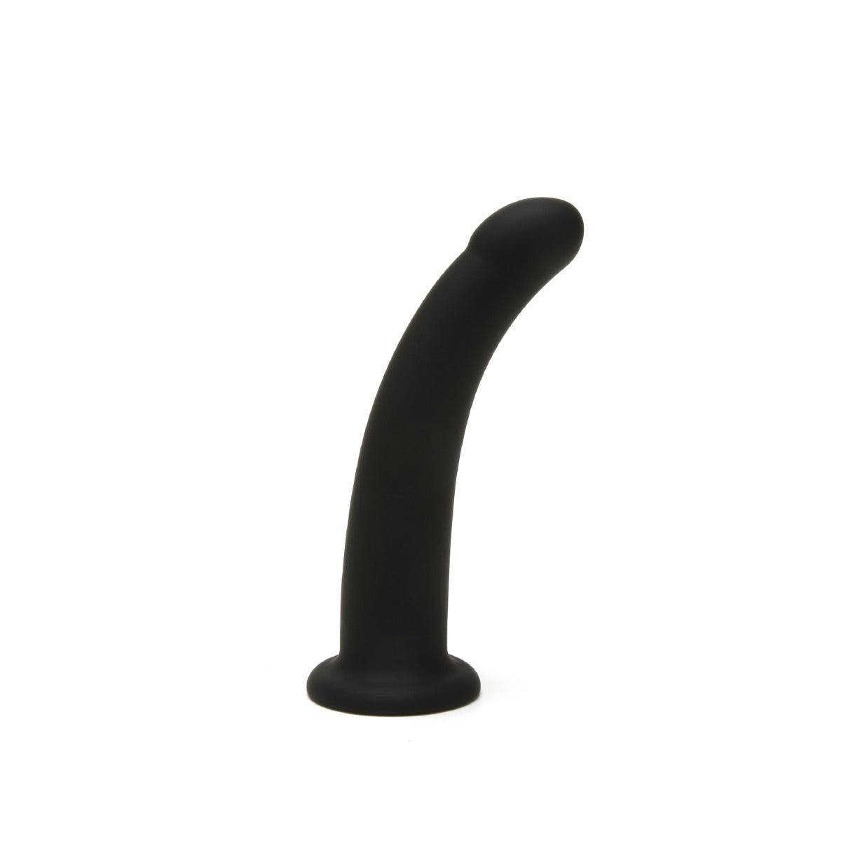 Me You Us 6 Black Curved Silicone Dildo" - Adult Outlet