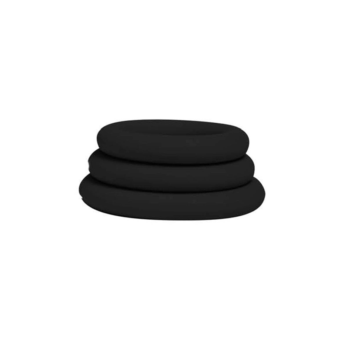 Me You Us Signature The Chubby 3 Ring Set Black
