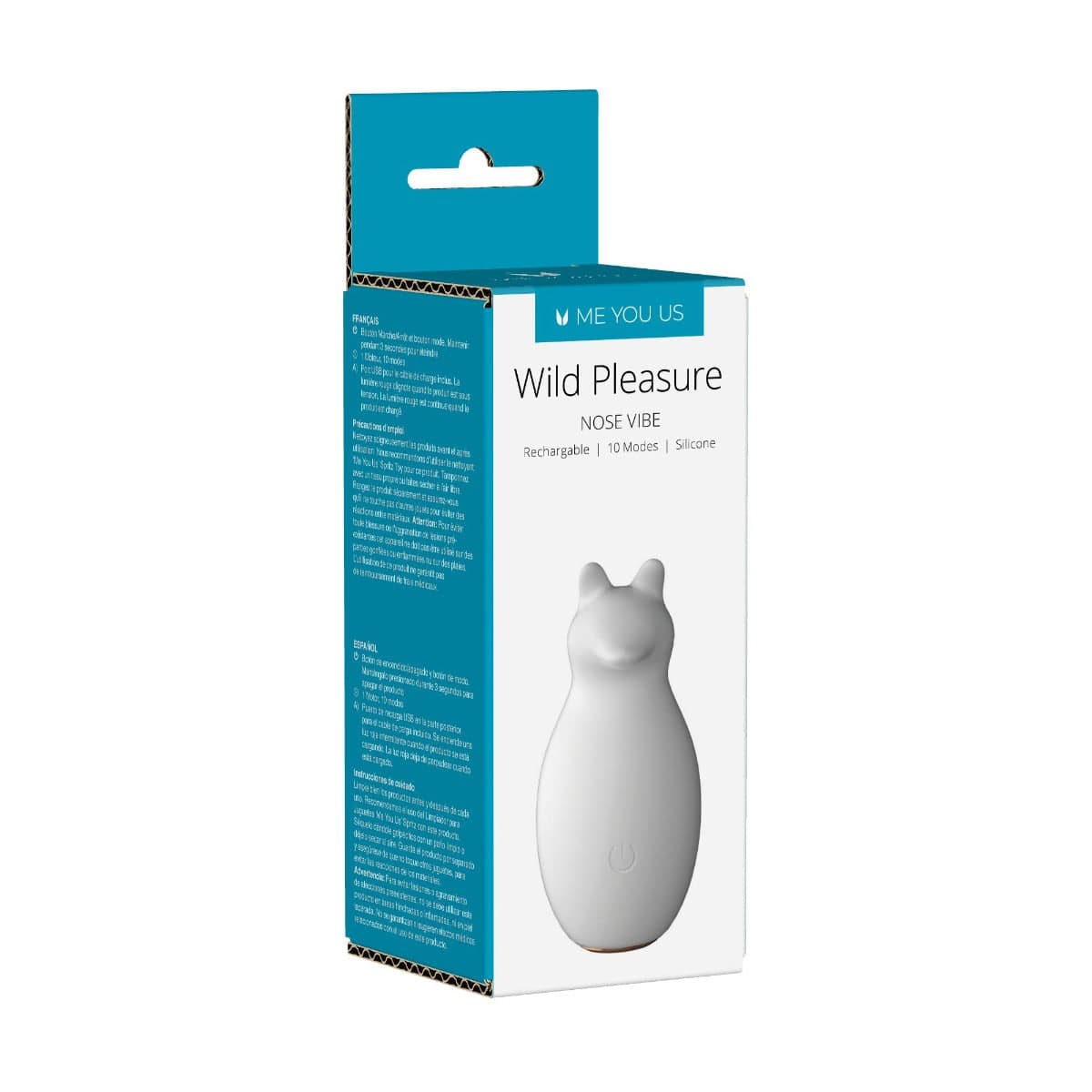 Me You Us Wild Pleasure Nose Vibrator White - Adult Outlet