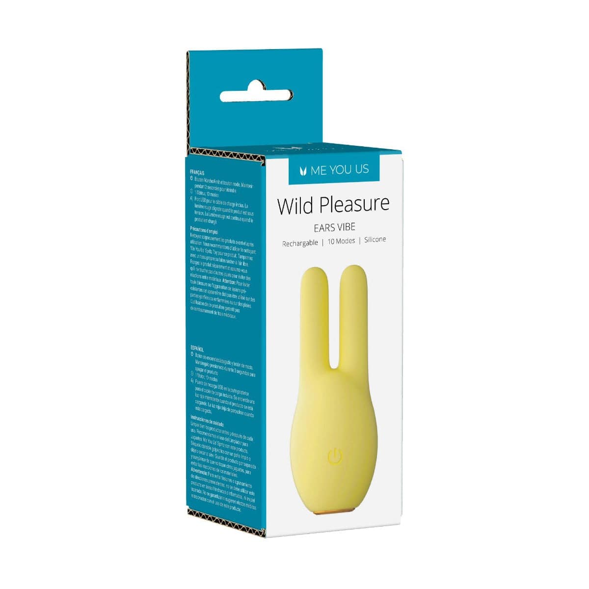 Me You Us Wild Pleasure Ears Vibrator Yellow - Adult Outlet