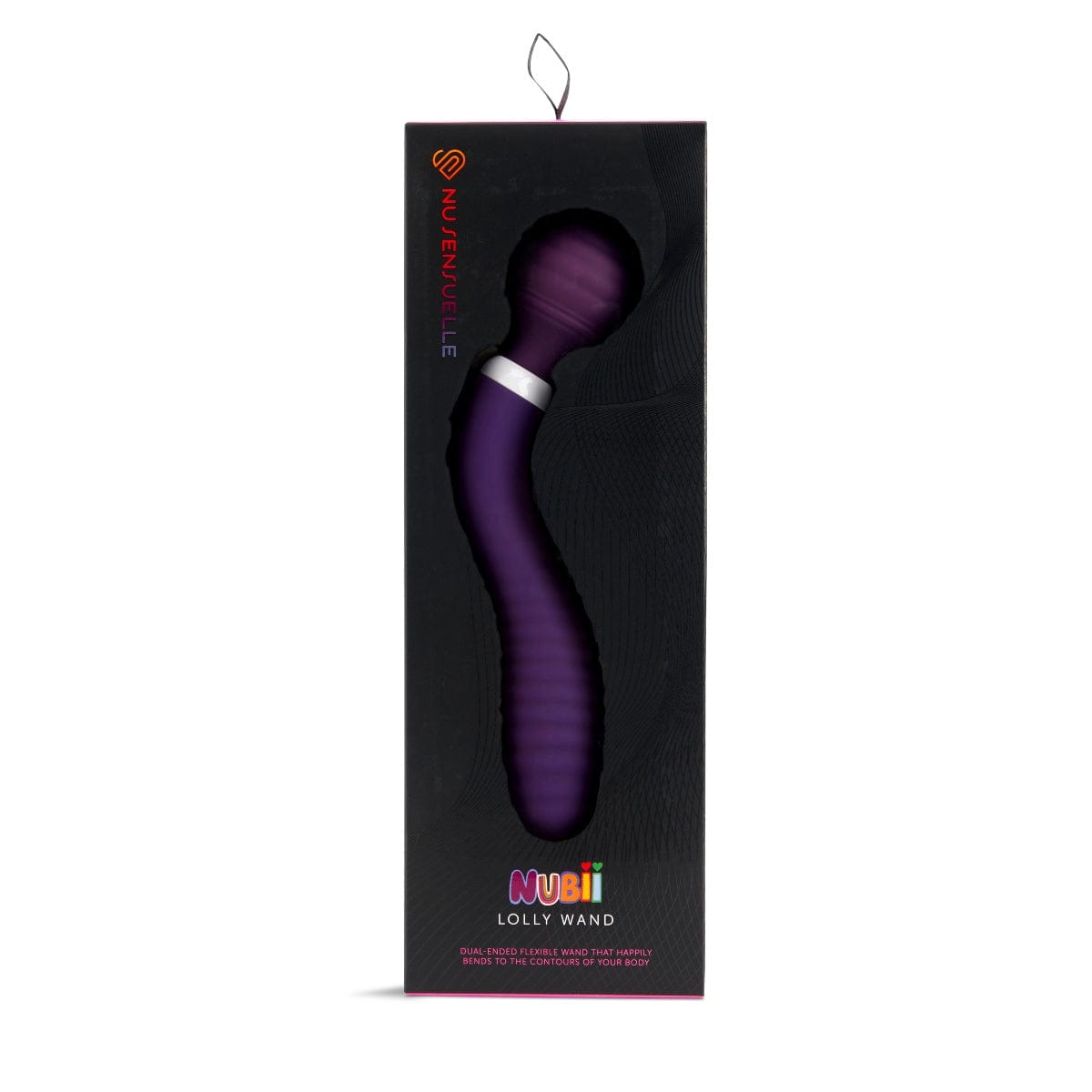 Nu Sensuelle Lolly Double Ended Vibrating Nubii Wand Purple - Adult Outlet