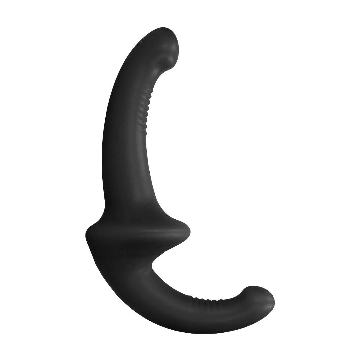 Silicone Strapless Strapon - Black - Adult Outlet