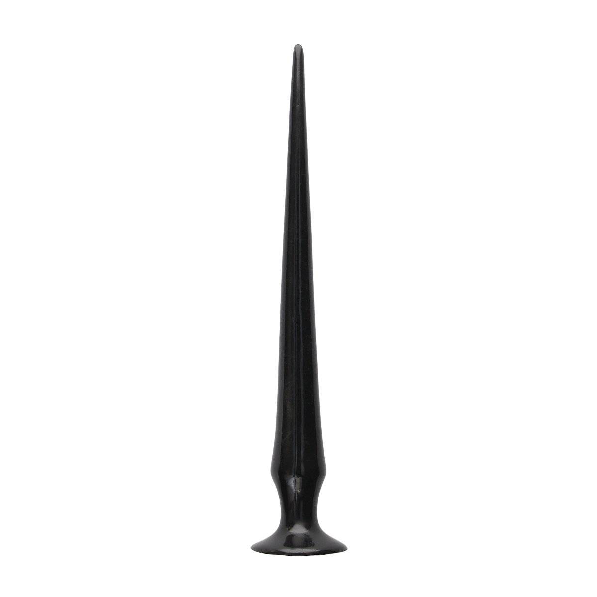 Ouch Ass Spike Dildo 20Inch Black - Adult Outlet