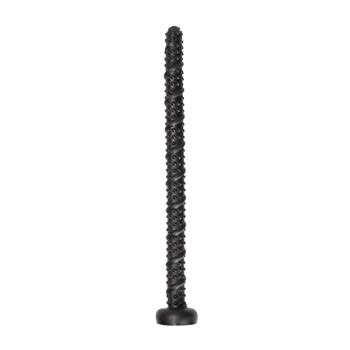 Ouch Ass Textured Snake Dildo 22Inch Black - Adult Outlet