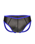 Ouch Neoprene Open Back Jockstrap S/M Blue - Adult Outlet