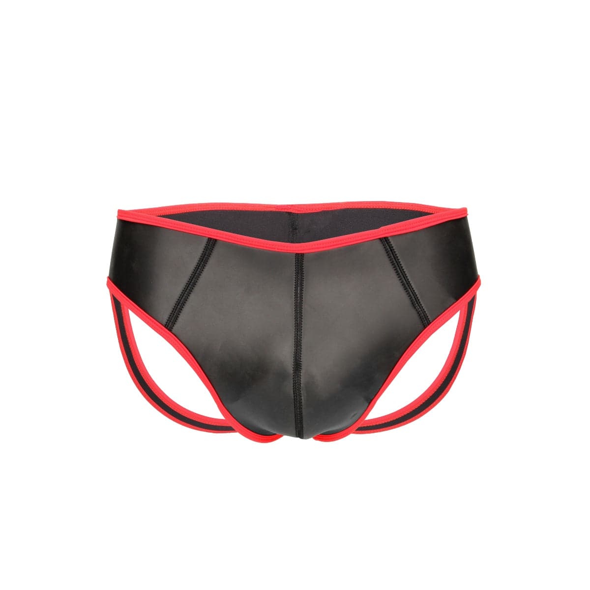 Ouch Neoprene Open Back Jockstrap S/M Red - Adult Outlet