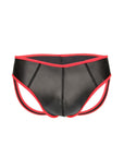 Ouch Neoprene Open Back Jockstrap S/M Red - Adult Outlet