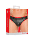 Ouch Neoprene Open Back Jockstrap S/M Red - Adult Outlet